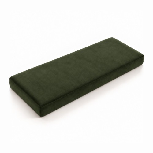 Siedzisko tapicerowane na wymiar Magic Velvet 2295 zieleń militarna