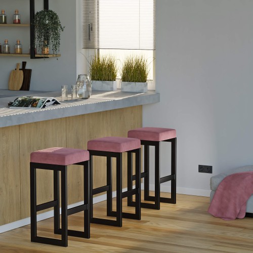 hoker tapicerowany loft - Różowy (4).jpg