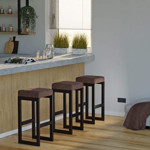 hoker tapicerowany loft - Brązowy (4).jpg